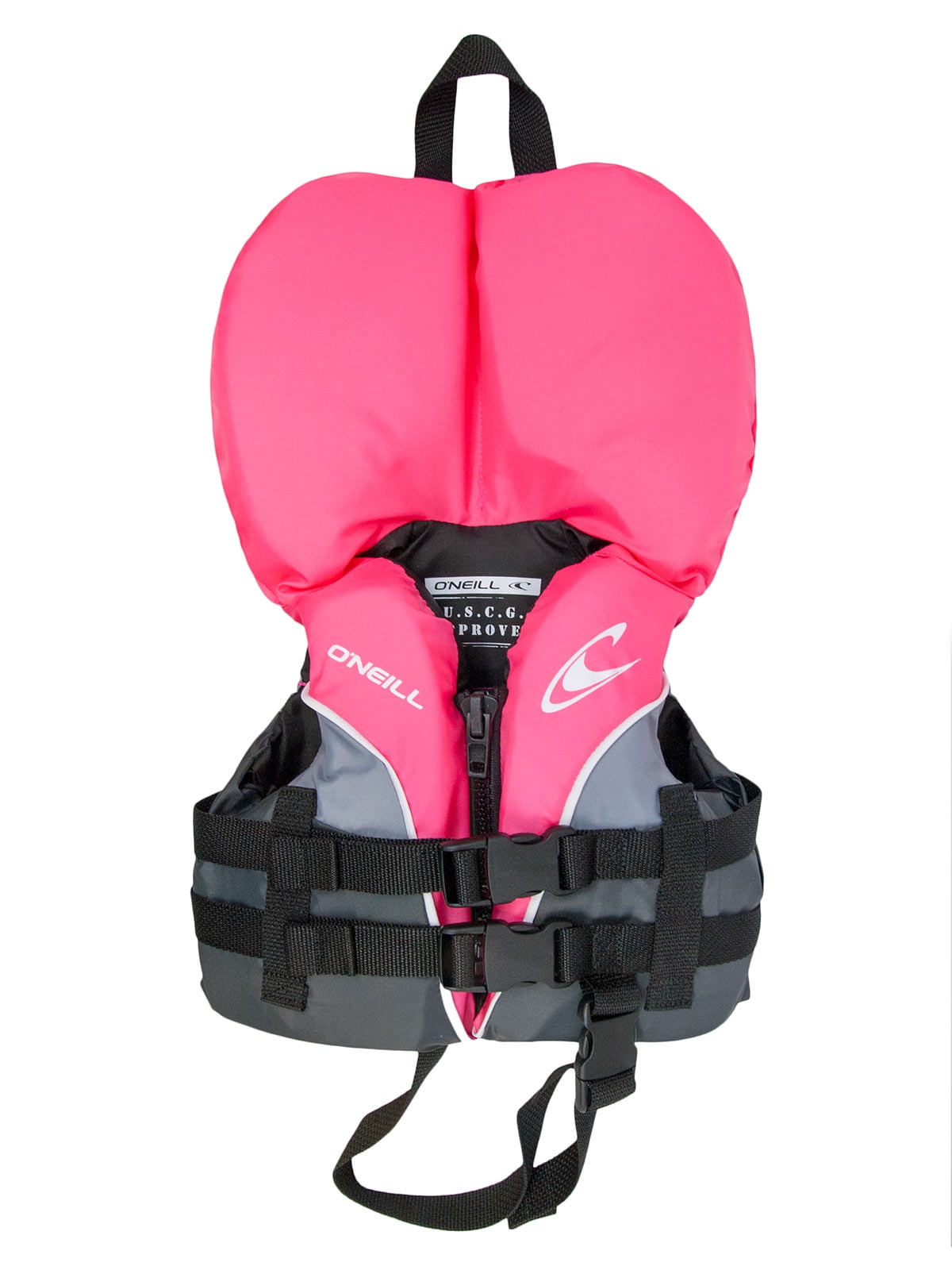 O'Neill Superlite USCG nylon infant life vest Berry/graphite/smoke