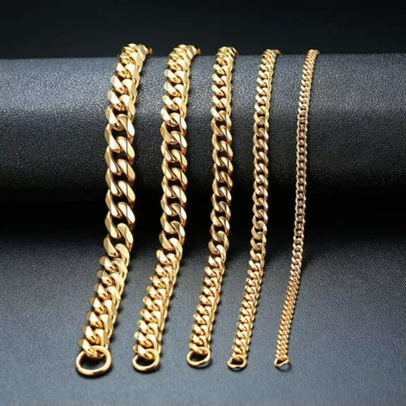 2020 New Silver Gold Black Bracelet Bangle Man Stainless Steel Polished Bracelet
