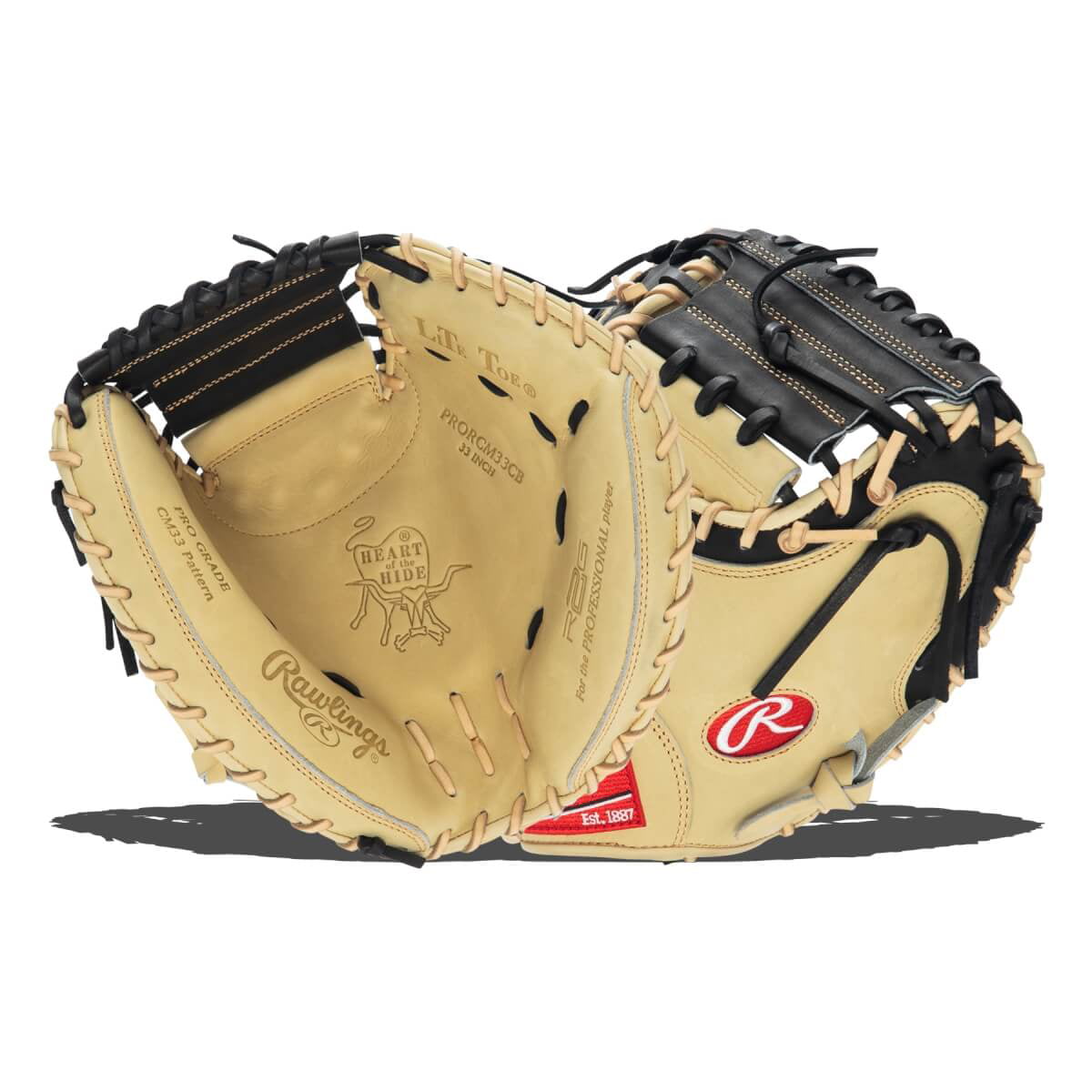RAWLINGS 33" HEART OF THE HIDE R2G SERIES BASEBALL CATCHER'S MITT THROWS RIGHT 