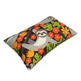 thumbnail image 3 of Balery Sloth on the Branch Bedding Queen Pillow Cases - Envelope Closure - Soft Brushed Microfiber Fabric - Shrinkage and Fade Resistant Pillow Cases-16"x24", 3 of 9