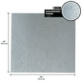 thumbnail image 3 of M-D Building Products 57851 36 in. x 36 in. x .018 in. Galvanized Steel Sheet, 3 of 6