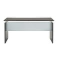 thumbnail image 3 of Safco 63" Rectangle Straight Desk, Mocha, 3 of 4