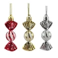 thumbnail image 2 of Decoraciones de Halloween, 6 piezas de adornos navideños de dulces, frascos de dulces, adornos colgantes con brillantina para árbol de Navidad, mentas de plástico, árbol de Navidad decorativo, especia, 2 of 5