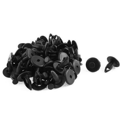 Buick Door Seals - Unique Bargains 50 Pcs Black Plastic Door Seal Nail Rivet Trim Mat Clip for Buick