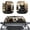 Drive Cat, variant on Jeiento Highland Cow Leopard Car Sun Shade for Windshield Sun Shield for Front Window Blocks UV Rays Soft Heat Reflector-Keep Your Vehicle Cool Car Interior Accessories for Sun Heat