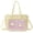 Yellow, variant on Ita Crossbody Tote Bag, Pin Display Bag with Insert, Cute Messenger Bag, Tote Bags with Zipper Ruffle, Y2k Aesthetic Trendy