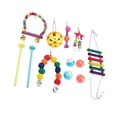 thumbnail image 4 of Bird Cage Colorful Toys,Bird Swing Toy Set Bird Hanging Colorful Chewing Toys Bird Swing Toy Set Seamless Integration, 4 of 8