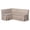 Beige/Black, variant on Baxton Studio Meyer Modern Dining Nook Bench Set, 2-Piece, Beige