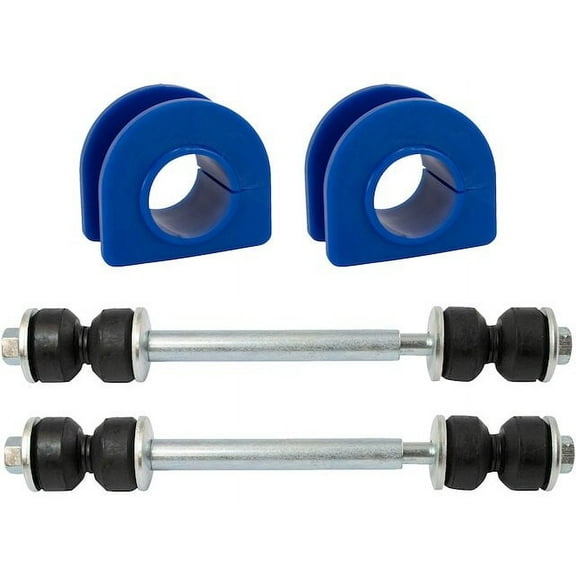 Front Sway Bar Link and Bushing Kit 4 Piece - Compatible with 2000 - 2006 Chevy Tahoe Limited 2001 2002 2003 2004 2005