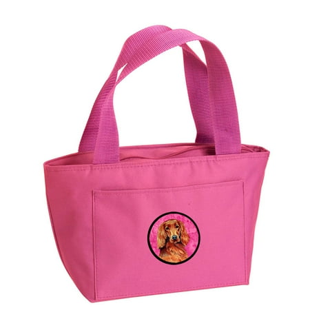 Pink Irish Setter Lunch Bag or Doggie Bag LH9389PK