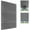 grey, variant on 1Pc Shades Self-adhesive Half Windows Nonwoven Folding Curtain Bathroom Balcony Living Room Balcony Curtains Pleated Blinds