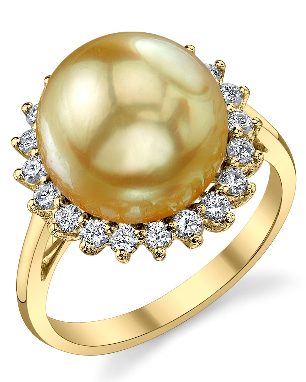 Gold Pearl Diamond Ring Flash Sales, 50% OFF | campingcanyelles.com