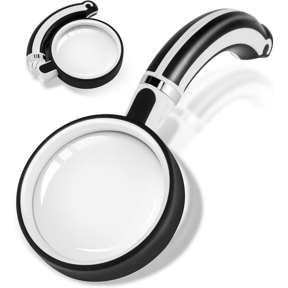 3.5X Folding Magnifying Glasses, 75mm Magnifying Glass for Reading, Pocket Magnifying Glass, Magnifying Glasses Apply to Reading