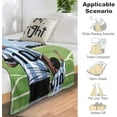 thumbnail image 5 of Soccer Blanket Soccer Gifts for Son Boys Teens Sports Ball Throw Blanket from Mom Dad Best Son in The World Birthday, 5 of 6