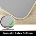 thumbnail image 4 of Listones De Baño Alfombra De Baño De Espuma Viscoelástica De Gran Tamaño, 50 X 80 Cm, Suave Y Cómoda, Súper Absorción De Agua, Antideslizante, Gruesa, Lavable A Máquina, Secado Más, 4 of 5