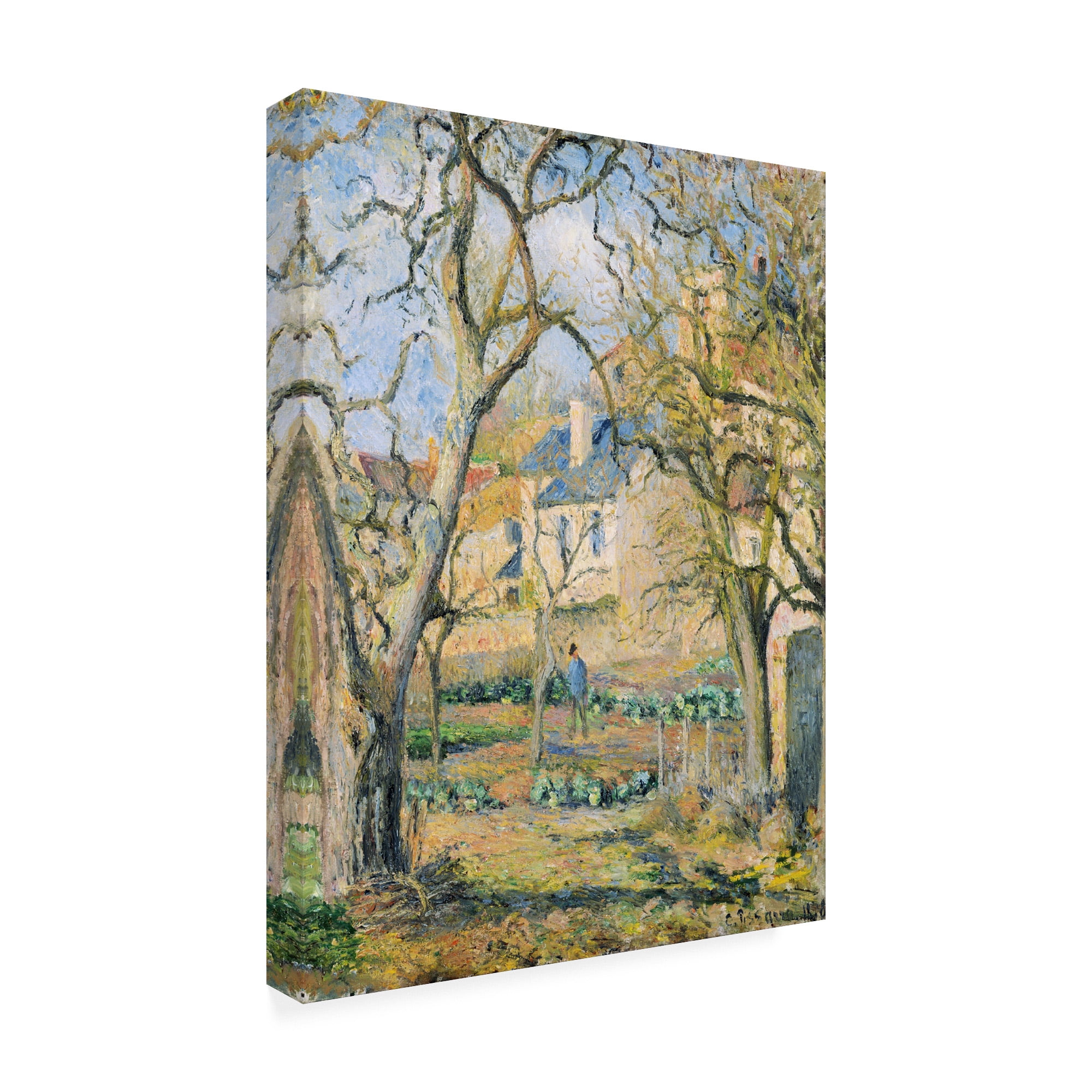 Trademark Fine Art 'Vegetable garden' Canvas Art by Pissarro
