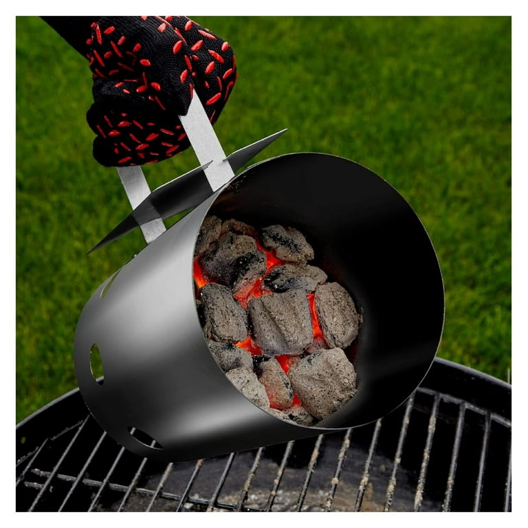 Without Lighter Fluid Starting Lump Charcoal In A Chimney