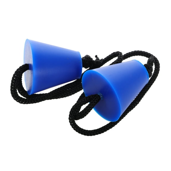 QIDITONG 2PCS Universal Kayak Scupper Plug Kit with Lanyard Kayak Scupper Plug Kit Silicone Scupper Plugs Drain Holes Stopper Bung Canoe Drain Holes Stopper Bung