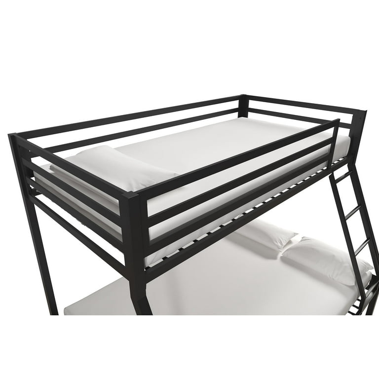 Mainstays Premium Twin over Full Metal Bunk Bed, Black Mainstays Premium Twin over Full Metal Bunk Bed, Black