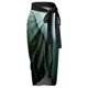 thumbnail image 4 of Gibobby Traje de baño sexy de una pieza Traje de baño con estampado de flores y cuello en V para mujer Conjuntos de bikini con falda y delantal(Verde,XL), 4 of 4