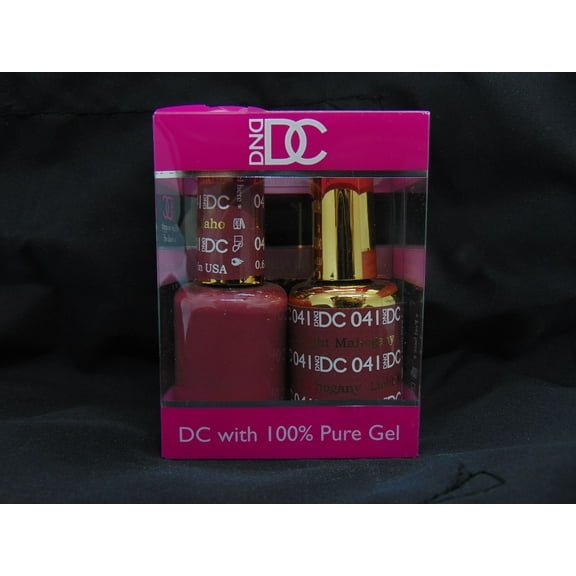 DND - DC Duo Soak off Gel & Matching nail polish, #041 - Light Mahogany