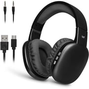 iJoy Ultra Over-Ear Wireless Bluetooth Headphones, Noise Canceling, Built-in Mic, Aux Backup, 10 H Playtime, Comfortable Design – Great Travel Gift