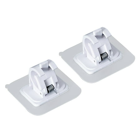 

Kitchen Gadgets Hanging Pole Clip Free Punching Pole Holder Pole Hook Clamp Bracket