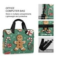 thumbnail image 4 of FORMRS 16" Laptop Bag Carrying Sleeve Case with Handle Travel Shoulder Briefcase, Christmas Gingerbread, 4 of 8