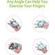 thumbnail image 5 of Kit de bandas de goma para ejercitar los dedos con anular de silicona y agarre manual para ejercicios y entrenamiento de manos, alivia el dolor de muñeca y pulgar, 6 piezas | JUNJUN, 5 of 5