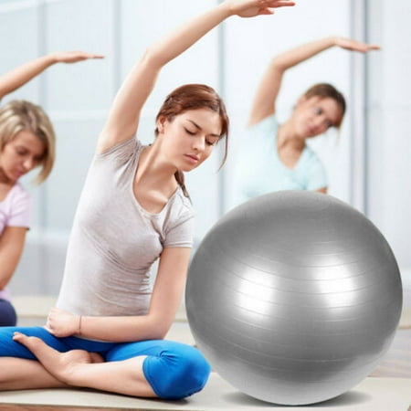 Zimtown 55cm / 65cm / 75cm / 85cm Anti-Burst Exercise Yoga Balance Ball - Fitness Stability Training Ball with Air Pump for Pilates Workouts Weight Loss, Home (Best Stability Ball For Weight Training)