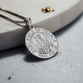 thumbnail image 4 of Picturesongold.Com Saint Adele of France Medal Necklace Pendants Female - 1 inch Sterling Silver, 4 of 8