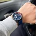 thumbnail image 4 of Relojes De Cuarzo De Silicona Para Hombre De Negocios Curren, 4 of 8