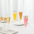 thumbnail image 5 of Champagne Flutes Plastic Champagne Glasses Disposable 100 Pack 5.5 Oz Gold Glasses Acrylic Wedding Toasting Cocktail Cups for 2025 Graduation Decorations Birthday Party Supplies, 5 of 15