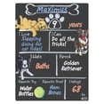 thumbnail image 2 of Cohas Puppy Theme Pet Milestone Chalkboard, 15 by 20 inches, 3 Pastel Markers, 2 of 6