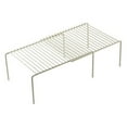 thumbnail image 1 of Methold Estante de cocina retráctil, soporte de armario forjado, cuencos ajustables para ollas, palillos, organizador de almacenamiento, Almacenamiento y organización del hogar Blanco, 1 of 6