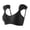 Black, variant on Seamless Bras for Women with Shoulder Pads Light Support Anti Sagging Lifting Push Up Bralettes