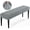 Light Gray, variant on TAOCOCO Stretch Dining Bench Cover, Anti-Dust Long Bench Cushion Cover Washable Bench Slipcover Rectangle Table Bench Seat Protector for Bedroom, Kitchen, Hotel,Banquet - Light Brown