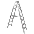 thumbnail image 1 of Escalera Tijera Doble Aluminio Akron 14 Escalones 78-07 175kg Akron Herramientas Escalera Tijera Doble Aluminio Tipo II, 1 of 6