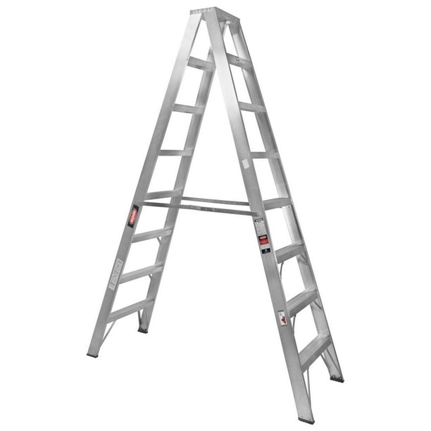 Escalera Tijera Doble Aluminio Akron 14 Escalones 78-07 175kg Akron Herramientas Escalera Tijera Doble Aluminio Tipo II