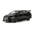 thumbnail image 4 of 1/64 Subarus WRX STI S207 Alloy Sports Car Model Diecast Metal Racing Car Model Miniature Scale Simulation Collection Kids Gifts Black, 4 of 6