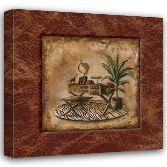 Gregory Gorham 36x36 Gallery Wrapped Canvas Wall Art Titled - Vintage Office II