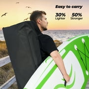 Naipo Paddle Board 10ft Inflatable Paddle Board 6in Thick Non-Slip Deck Stand Up SUP with Paddle Accessories for Adults Youth Family Fishing