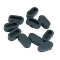 thumbnail image 2 of Conjunto de Tapones de Silicona para Protección contra Polvo - Pack de 10 Unidades, Color Negro, 2 of 5