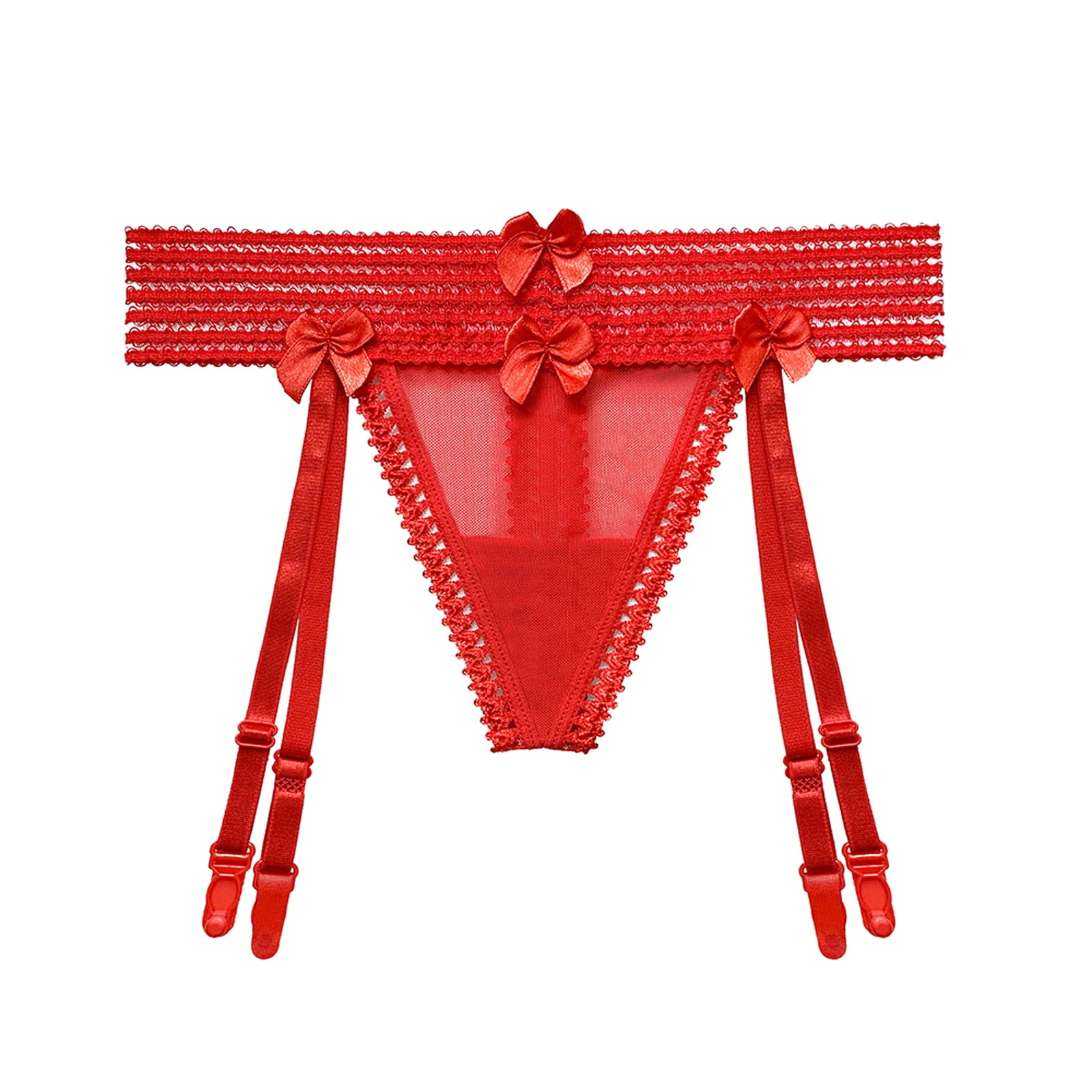 Ladies Panties Plus Size Underwear Thongs Lace G String Thong Garter