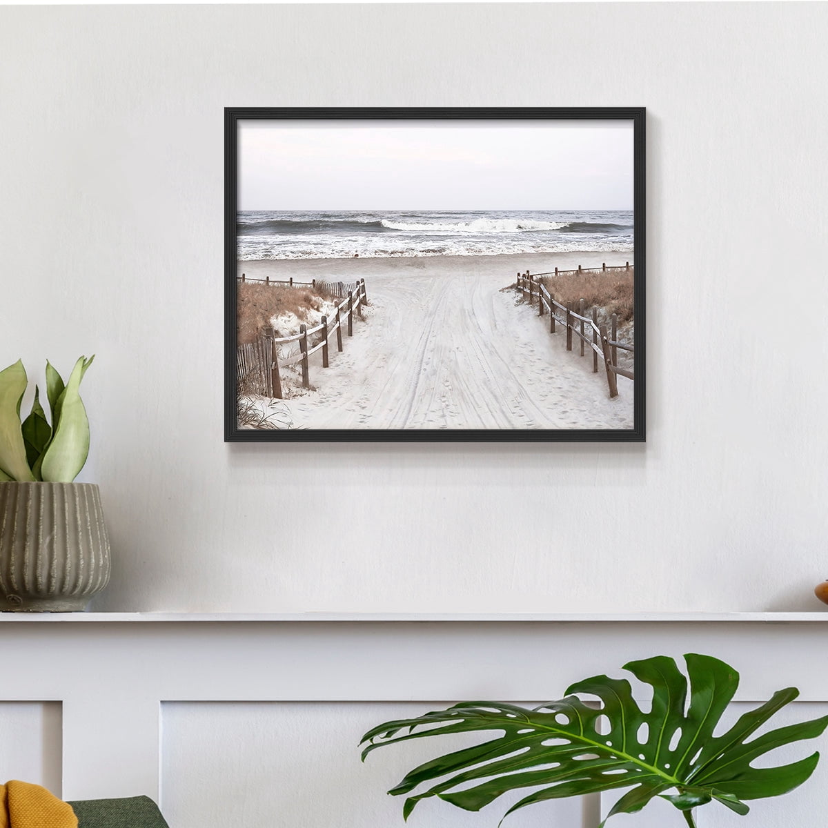 OBX Path by Natalie Carpentieri - Restickable Framed Giclée Print