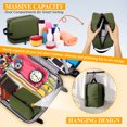 thumbnail image 6 of UNIWELL Toiletry Bag for Men Women Travel Dopp Kit Bathroom Shower Hygiene Bag Makeup Cosmetic Organizer Gift Green, 6 of 7