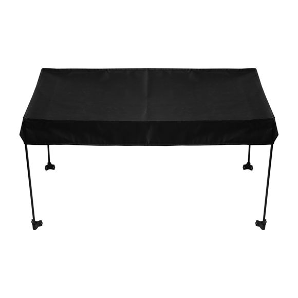 Awning Canopy for Garden Wagon Attachment Sun Shade Cover Trolley Cart Part Outdoor Camping Picnic Equipment,1 * Awning Canopy,Black
