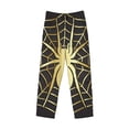 thumbnail image 6 of Daiia Gold Spider On The Web Men's Sleep Pant with Pockets and Drawstring,Pajama Pants-XX-Large, 6 of 9