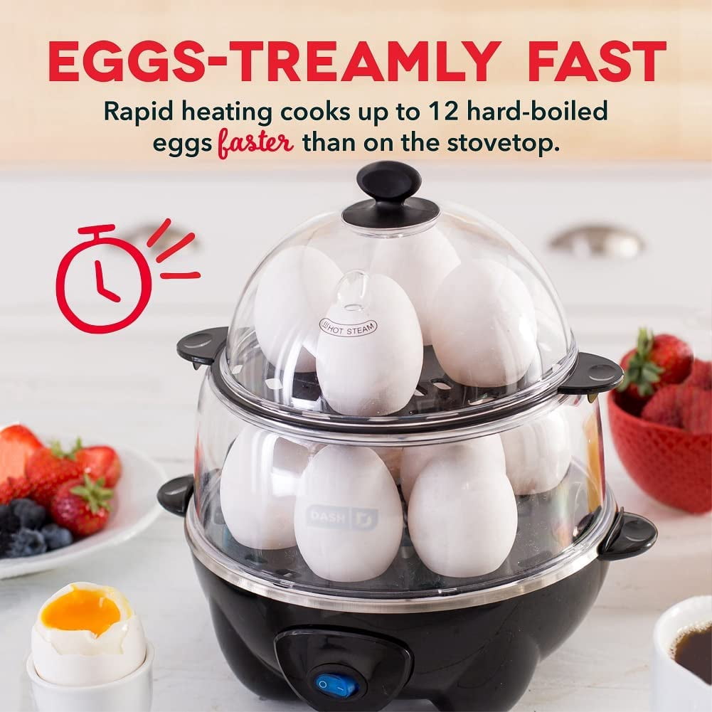 Deluxe Sous Vide Egg Bite Maker with Silicone Molds + Rapid Egg Cooker Bundle for Healthy Breakfasts