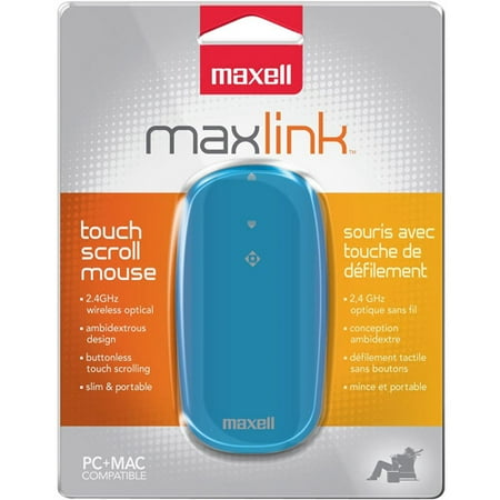 Maxell 191125 Wireless Touch Scroll Mous